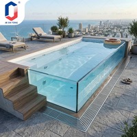 Oberirdischer Pool, Fiberglas-Pool, Schwimmbadzubehör, Schwimmbad geeignet für Hotels und Familien.
