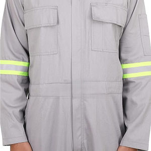 Overol Ignífugo de Precio de Fábrica, Uniforme de Trabajo, Ropa de Ingeniería, Uniformes de Taller, Tallas Completas - Product Image 5