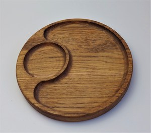 Plato de madera para pizza, tabla redonda para servir comida, desayuno, bar, cocina, hogar, decoración, regalos de boda, restaurante, 2023 - Product Image 4