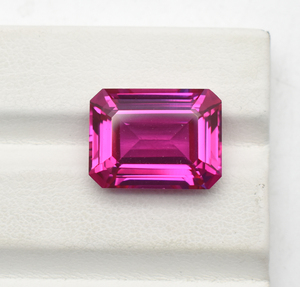 16.10 Ct AAA Flawless Ceylon Pink Sapphire Loose Radiant Cut Gemstone, Extreme Quality Sapphire Ring & Premium Jewelry 16X12 MM - Product Image 6