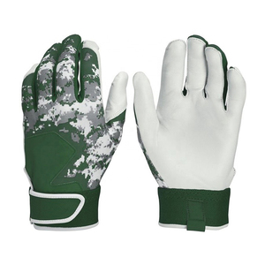 Guantes de camuflaje sublimados de bateo de béisbol de la mejor calidad, Material de cuero de poliéster, colores personalizados, tallas para - Product Image 1