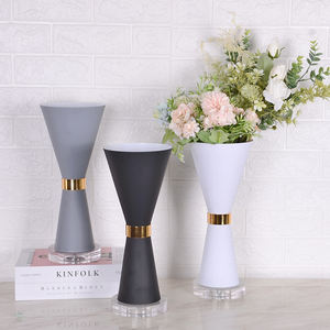 Nordic Home <b>Decoration</b> <b>Gold</b> Metal Flower Vase Aluminium White <b>And</b> <b>Black</b> Gray Green Color Vase - Product Image 5
