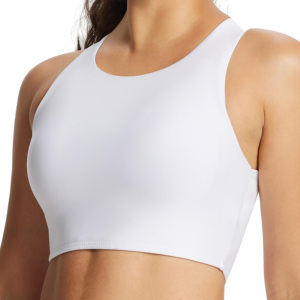 ผู้ผลิตชุดออกกำลังกาย รับสกรีนโลโก้ ระบายอากาศได้ดี เป็นมิตรกับสิ่งแวดล้อม แห้งเร็ว ซัพพอร์ตสูง เสื้อครอปออกกำลังกาย สปอร์ตบรา - Product Image 5