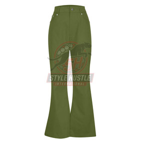 Pantalones de Hombre de Corte Acampanado 100% Algodón, Talla Personalizada, para Uso en Exteriores, Ropa Deportiva - Product Image 5