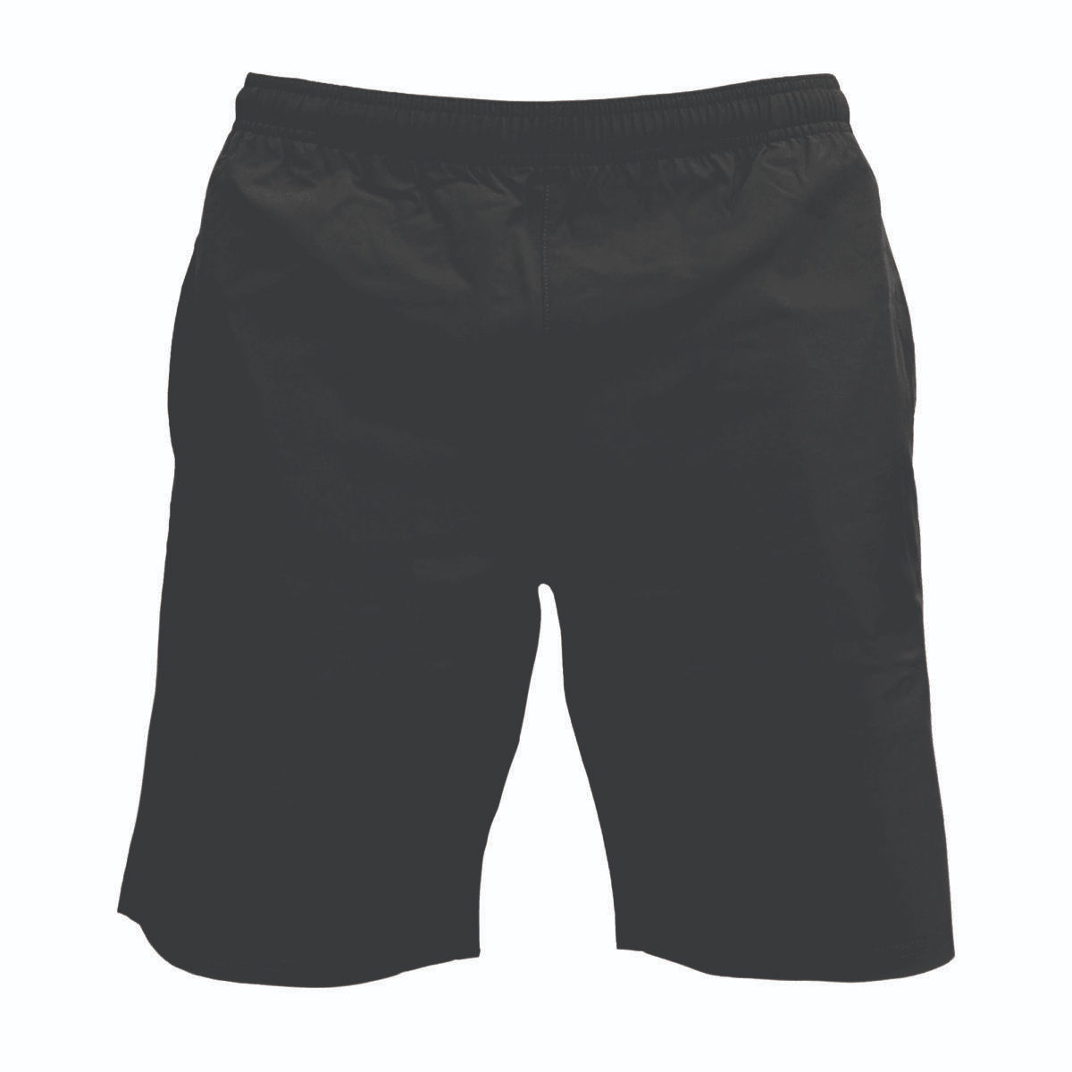 Black High Quality Men's Microfiber Shorts Baseball Softball Blank