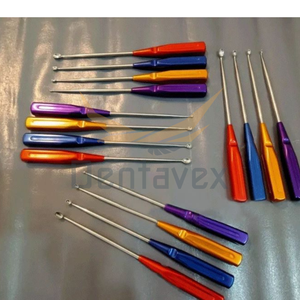 Excavadora Dental con código de colores Premium, juego de tallador, mango ergonómico, Kit de instrumentos restaurativos endodónticos de acero inoxidable - Product Image 4