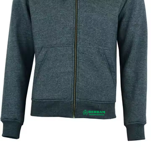 Sweat à capuche unisexe personnalisé OEM, chaud et zippé |   Sweat-shirts à fermeture éclair élégants et décontractés pour le streetwear et la salle de sport, 100% coton, respirants, séchage rapide - Product Image 5