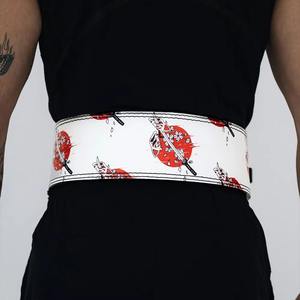 Cinturones de Levantamiento de Pesas de Cuero Ajustables y Personalizables, Diseño Impreso que Absorbe la Humedad, Ajuste Universal, Profesional - Product Image 2