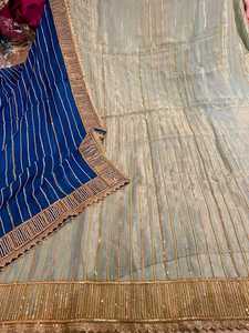 Diseñador moderno sin coser mujeres Salwar Kameez Organza bordada a mano ropa de fiesta tradicional festivales indios paquistaníes - Product Image 2