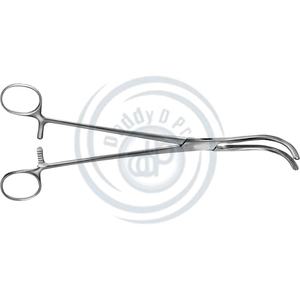 DEBAKEY no estéril reutilizable 240 mm (9 1/2 ") Acero inoxidable GUYON ATRAUMATA riñón pedículo abrazadera base instrumentos quirúrgicos - Product Image 4
