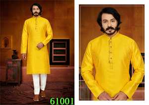 Tenue décontractée pour fête de mariage, pur imprimé Jecquard, Kurta avec pyjama en pur coton, meilleure qualité au prix le plus bas fournisseur inde - Product Image 5