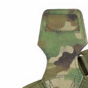 Poignées en cuir véritable camouflage pour entraînement de gym, tractions, soutien du poignet, haltérophilie - Product Image 4