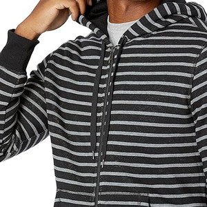 Sweat à capuche zippé d'hiver pour homme, isolant, léger, respirant, 100% coton, écologique, robuste, avec options personnalisables - Product Image 4