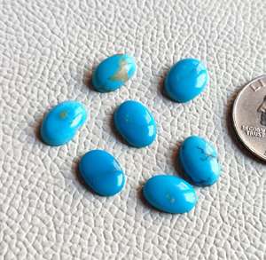 Piedra preciosa de cabujón turquesa de Arizona con forma de corte ovalado Natural 100%, lo mejor para anillos, colgantes y joyería, uso a precios baratos - Product Image 4