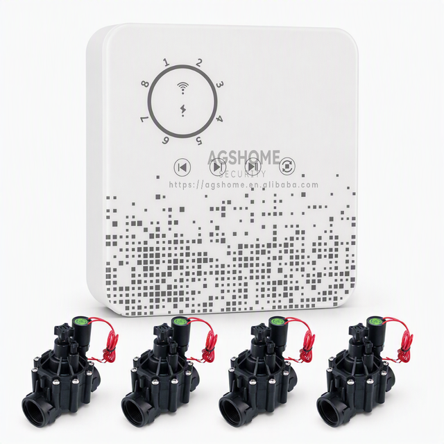 Smart Wi-Fi Sprinkler Controller App Control TUYA APP Compatible Supports Rain Sensor Pump Control Irrigation