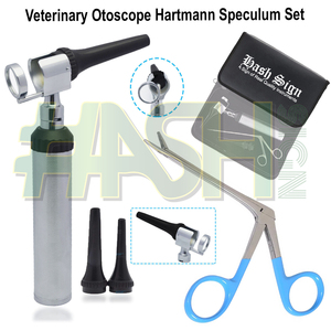 Lentille mobile professionnelle pour ensemble de spéculums, otoscope vétérinaire en métal à tête ouverte, instrument de diagnostic pour chiens et animaux - Product Image 2