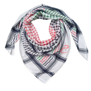 Ready Stock Palestine Hijab Print Keffiyeh Head <b>Scarf</b> Black White Shemagh Kuffiyeh Yashmagh Kufiya <b>Scarf</b> with Digital Printing - Product Image 4