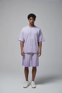 Ropa informal de secado rápido, conjuntos de camisetas extragrandes para hombre, ropa de calle de 2 piezas, colección de camisetas de manga corta - Product Image 3