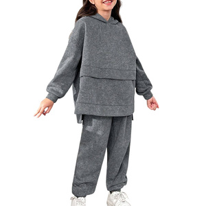 Chándal para niños con logotipo personalizado, tejido suave de lana de alta calidad, costura duradera, impresión por sublimación, Etiqueta Privada, venta al por mayor a granel - Product Image 1