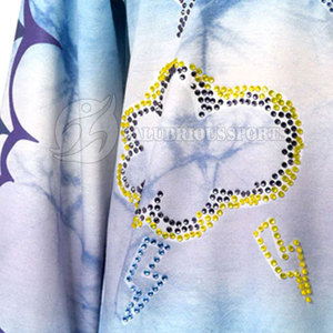 เสื้อสเวตเชิ้ตโอเวอร์ไซส์แฟชั่นสำหรับผู้หญิงฤดูหนาว พิมพ์ลายถักประดับคริสตัลด้านหน้า โลโก้สั่งทำได้ ระบายอากาศได้ดี สไตล์สตรีทแวร์ - Product Image 5