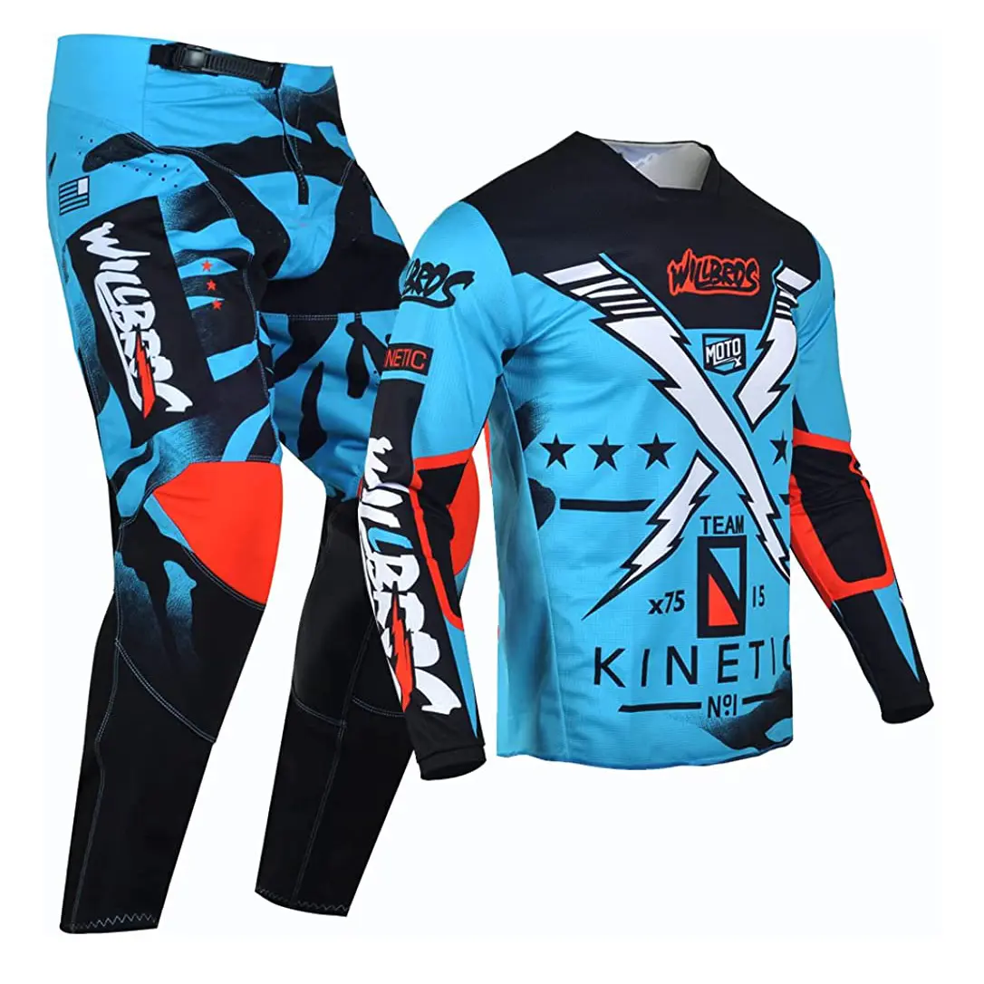 Rancang Pakaian Jersey Sepeda Gunung Motocross MX Anda Sendiri | Set Celana Jersey ATV BMX Off Road Downhill