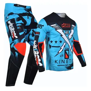 Tasarım kendi motocross MX jersey dağ bisikleti giyim | ATV BMX off road yokuş aşağı jersey pantolon seti