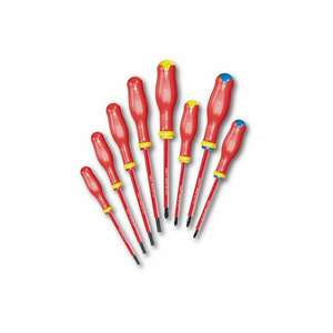 Juego de 8 Destornilladores para Tornillos de Cabeza Plana y Phillips POZIDRIV-SUPADRIV-1000 V para Uso Doméstico - Product Image 1