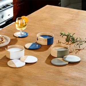 Sous-verres enroulés en bois de bambou cercle d'approvisionnement en vrac caboteur en fibres filées naturelles fabriqué au Vietnam - Product Image 2