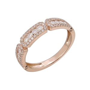 Anillo de Diamantes Elegante y Deslumbrante con Diamantes Cultivados en Laboratorio F-VS2, Oro Sólido de 14K, Engaste de Canal, Joyería Certificada - Product Image 3