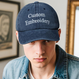 Gorras de Béisbol de 6 Paneles, Bordado 3D Personalizado en la Parte Delantera, Logotipo Vintage Multicolor, para Venta al por Mayor, ODM, Hombres y Mujeres, Hecho en Vietnam, Injae Vina - Product Image 6