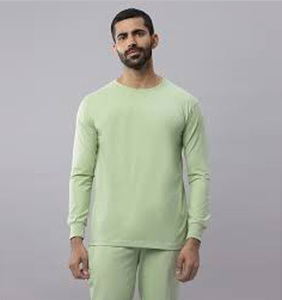 <b>Men's</b> T-Shirts 100% Bamboo Fiber Long Sleeve Slim Fit Vintage Style Anti-Wrinkle High Quality Export Goods Bangladesh Best Item - Product Image 1