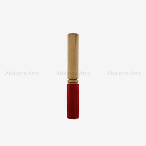 Bâton en bois avec velours 13 cm en vrac en gros pour bols chantants, jeu de son doux et outils rituels de guérison - Product Image 5