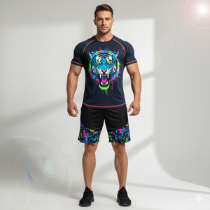 T-shirt pour homme à col rond, coton premium, doux, respirant, coupe confortable, style classique décontracté, durable, tendance, quotidien - Product Image 4