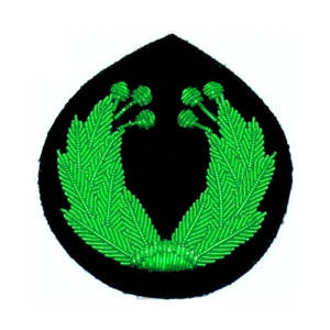 Badges brodés à la main personnalisés OEM, prix de gros, tissu sergé confortable, conception personnalisée, badges brodés à la main - Product Image 4