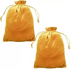 Mini bolso bohemio elegante, regalos de regreso a la moda Unisex, hermosas flores bordadas, botón, decoración, terciopelo, Potli - Product Image 6