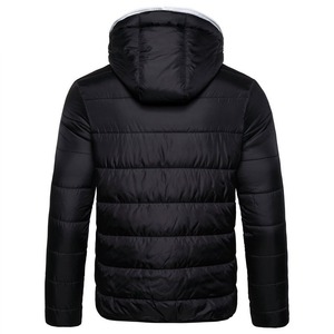 Chaquetas acolchadas de secado rápido personalizables para hombres y mujeres, cortavientos de invierno, cuello levantado, tela de lona con burbujas, OEM disponible - Product Image 6