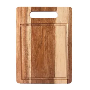 Tabla de Cortar de Madera Reversible de la Mejor Calidad con Ranura para Jugos para Uso Profesional y Doméstico Disponible al Mejor Precio - Product Image 1