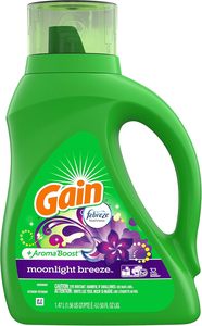 Gain Liquid <b>Laundry</b> <b>Detergent</b>, Moonlight Breeze Scent, 46 fl oz, 32 loads, Freshness + Odor Fighting, High efficiency - Product Image 4
