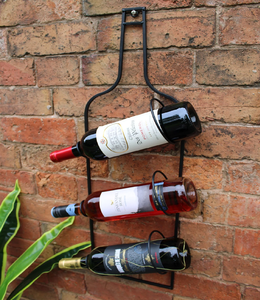 Soporte de Vino de Acero Inoxidable para Montar en la Pared, Elegante y Práctico, para un Fácil Acceso, Exhibición de Vino Elegante, Ecológico y Personalizable - Product Image 1