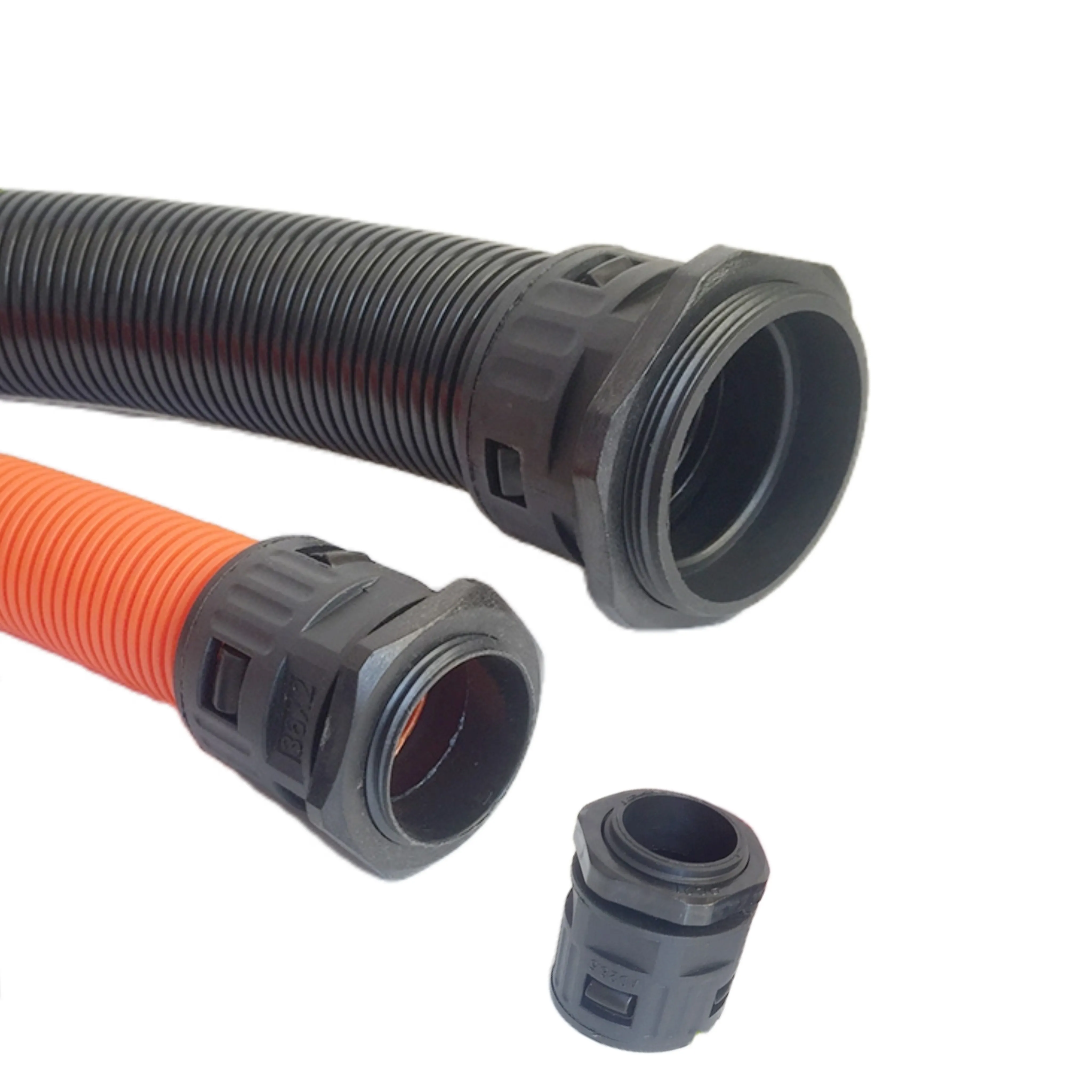 1/2" Corrugated Tube Conduit PP/PA Polyethylene Tubing Flexible Pipe Hose Black 12mm Inner Dia 15.8mm