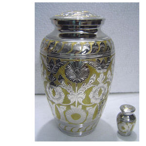 Urna de cremación de latón para cenizas, urna de cremación Vintage, diseño moderno, cenizas funerarias, la más vendida, calidad prémium - Product Image 4