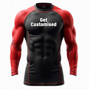 BJJ Rash Guard Equipo Atlético profesional para MMA Entrenamiento sublimado Gimnasio Entrenamiento Deportes de combate Jiu brasileño - Product Image 6