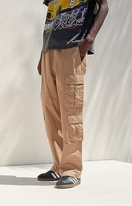 Popular Street Wear Diseño personalizado Múltiples bolsillos de carga Pantalones cargo de algodón liso para hombres - Product Image 3