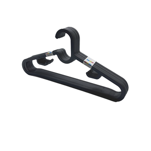 Paquete de 10 Perchas Delgadas de Plástico Personalizadas para Trajes, Antideslizantes, Flexibles, de un Solo Nivel, para Organizar el Armario - Product Image 2