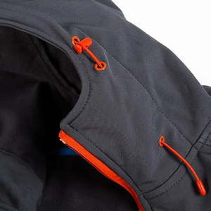 OEM personalizado ligero Softshell chaquetas al aire libre para los hombres impermeable a prueba de viento chaqueta táctica con bolsillos con cremallera completa - Product Image 6