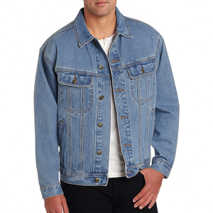 แจ็กเก็ตยีนส์สำหรับฤดูหนาวของผู้ชายผ้าฝ้าย100% คุณภาพระดับพรีเมียม - Product Image 1