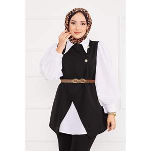Conjunto Hijab con cinturón de 2 piezas para mujer Elegante y cómodo - Product Image 2