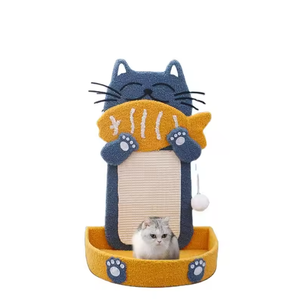 Rascador para Gatos al por Mayor, para Colgar en la Pared, de Cartón y Sisal Colorido, Linda Placa Interactiva para Gatos - Product Image 1