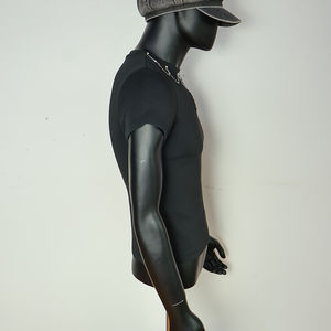 T-shirt sportif personnalisé pour homme, séchage rapide, 100 % polyester, style jersey, uni, anti-humidité, décoré de chaînes en fer - Product Image 5