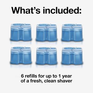Braun Clean & Renew Refill Cartridges CCR, Replacement <b>Shaver</b> Cleaner Solution for Clean&Charge Cleaning System, Pack of 6 - Product Image 6